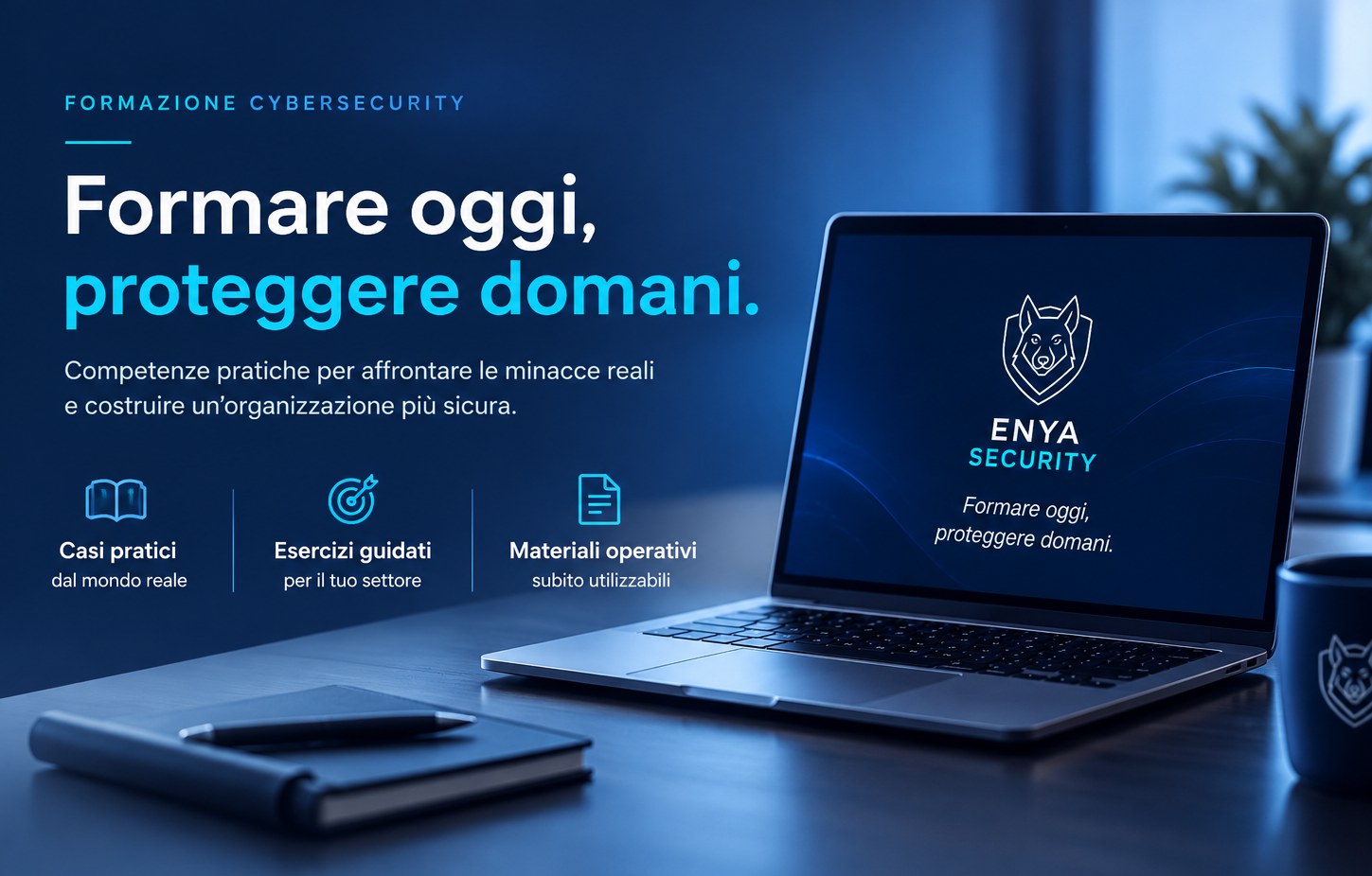 Formazione cybersecurity Enya Security — formare oggi, proteggere domani